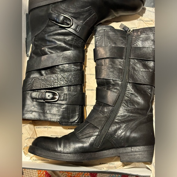 Alberto Fermani Mira combat boots made in Italy size 38 with box - Picture 16 of 16